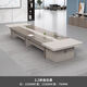 Office conference table long table simple modern large long reception negotiation table conference room table and chair combination with cabinet 2.2 meters conference table