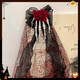 Halloween skull claw hairpin headdress dress up clip female hair accessories hair side clip side clip accessories props rose skull hairpin