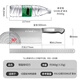 十八子作刀具 厨房家用不锈钢菜刀斩骨切菜银盈斩切刀S2504-A