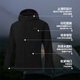 361 Jacket Men's Autumn and Winter New Style Woven and Velvet Windproof, Warm and Comfortable Charge Sports Jacket for Women Super Black XL