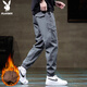 Playboy (PLAYBOY) pants men's autumn and winter workwear casual pants men's velvet thickened warm leg-locking sports pants for men