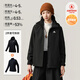ANTA Fleece 3-in-1 Soft Shell Jacket丨Earth Shell Sports Jacket Women's Polar Fleece Lined Jacket Top