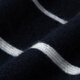 Mai Meng MM silk cashmere striped lazy casual sweater sweater top autumn and winter 5GA934761 Navy blue 5GA934762 M