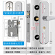 HOTUN household modification-free hole bedroom wooden door lock room door handle lock indoor door lock adjustable lock KTS02-M160