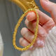 Mengdong Pure Gold 999 Broken Gold Bracelet Gold Coiled Bracelet New Bracelet Valentine's Day Gift Gold Plated - Free Broken Gold - 2.13g