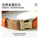 DidogPet dog collar engraved anti-lost traction rope medium and large dog collar golden retriever corgi labrador small dog collar Morandi green please leave a message or note for engraving M size recommended 18-40 Jin Jin equals 0.5 kg