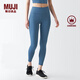 MUJI Walker Women's Easy-Dry Leg Pants BIH02A3S Leggings Blue S