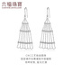 Lukfook Jewelry Platinum 950 Lace Dance Dress CNC Craft Tassel Platinum Earrings Price GJP0011DS 6.00g (including labor cost 894 yuan)