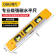 Deli mini level high-precision small level with strong magnetic level aluminum alloy ruler balance measurement level household torpedo level 230mm