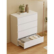 Fat Donglai made the same style of drawer cabinets, five household storage lockers, iron bedside entryway storage cabinets, bedside drawer cabinets, white 400MM six-drawer combination cabinets