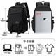 Pull back schoolbag men's backpack casual water-repellent computer travel bag men's bag large capacity high school junior high school college student backpack