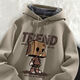Boys' fleece sweatshirt winter hooded top children's coat autumn and winter thickened one-piece fleece large size children's clothing for boys Mika fleece style carton 120 120cm