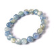 Monet oil painting kyanite bracelet for women 8-12mm kyanite beads loose beads blue crystal beaded bracelet 8mm