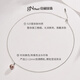 Jingrun Pearl Necklace Lanxin 925 Silver Freshwater Pearl Pendant Female Pink Purple Round Single Pearl Birthday Gift for Girlfriend