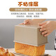 Jidaocook rectangular toast mold non-stick corrugated toast box bread mold oven household food grade baking tools 450g toast mold with lid and oil brush