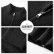 CHOCOOLATE it men's cardigan sweater jacket men's autumn and winter lazy sweater outer wear men's zipper wool autumn wear worsted gray 2XL recommended 160-180Jin Jin equals 0.5 kg