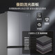 Haier Camellia 501L full-space freshness preservation 594mm ultra-thin zero-embedded cross door four-door household refrigerator first-class energy efficiency air-cooled and frost-free 830mm wide + full-space freshness + dry and wet separate storage + EPP ultra-clean