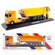 Remote Control Truck Super Heavy Duty Semi-trailer Controlled Container Car Toy Children's Automatic Car Mercedes-Benz Large Truck Remote Control Dump Truck (Yellow) Deluxe Edition (Three Batteries and One Charge)