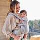ERGObaby Ergobaby two-dog sling, a breathable baby carrier for all seasons, is a breathable baby carrier for traveling and walking. Breeze frees your hands. The store manager highly recommends the breeze breathable model in pearl gray.