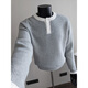 Dai silk warm autumn Henry collar men's bottoming shirt with 2025 new autumn and winter top handsome waffle sweater men's gray M _ It is recommended that 100 Jin Jin is equal to within 0.5 kg