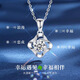 MZMZ four-leaf clover platinum necklace for women pt950 platinum clavicle chain versatile decoration Double Eleven birthday gift for girlfriend local warehouse/next day delivery - light luxury four-leaf clover necklace set with moissanite
