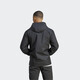 Adidas football training sports hooded jacket men's autumn Adidas official IK4010 black XL