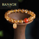 Banachgavan citrine bracelet for women simple Buddha beads south red bracelet citrine beads 10mm