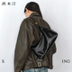 Simetine Free Phantasie Erste Schicht Cowide Tasche Neue Stil Frauen Hobo-Tasche leichte Luxus-One-Shoulder-Unterarmtasche GEIFFUNG MAILLARD BROWN + Welpenkette Anhänger