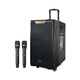 Malata M+9866A Feitian third generation square dance audio high-power subwoofer portable outdoor karaoke trolley speaker professional stage equipment karaoke sound card live broadcast all-in-one machine M+9866A Feitian third generation (400W) built-in sound card + rechargeable microphone * 2 free gift pack