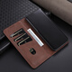 Jioxiang Magnetic Flip Cowgrain Leather Case Suitable for Huawei Mate50 Mobile Phone Case Business All-inclusive Anti-fall Brown Huawei Mate50