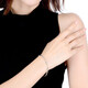 Chow Sang Sang Pt950 platinum bracelet platinum bracelet for women 33195B Price 19cm - 7.89g (including labor cost 500 yuan)