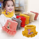 Baby scarf neck warm winter cute girls winter scarf neck pullover neck scarf female winter knitted children's scarf yellow