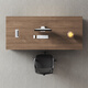 Semphia boss desk modern government office manager leadership desk desk and chair combination 1.6 meters table