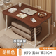Small craftsman folding bed small table dormitory student study writing computer table bay window lazy desk walnut plane 70