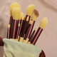 13 pieces makeup brush set for beginners, loose powder eye shadow, lip concealer, cheek base, soft hair beauty makeup brush, 13 pieces latte color opp 13 pieces latte color opp
