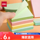 Deli (deli) 400 pages, 4 colors, simple sticky note paper 76*76mm note pad / note pad / self-adhesive message pad office supplies BT251