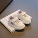 Tyrannis' same-quality children's white shoes, autumn new girls' soft-soled boys' shoes, breathable children's sports shoes, purple soft non-slip shoes 22
