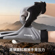 Warrior outdoor sports mountaineering gloves for men, ice silk breathable anti-slip touch screen, women's hiking, climbing and cycling fishing anti-cut gloves, light gray ice silk sun protection, wear-resistant and non-slip
