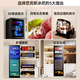 Bacchus ice bar 270-760 liters wine cabinet built-in large capacity living room refrigerator beverage wine constant temperature cabinet constant humidity fresh cabinet tea cabinet office home air-cooled frost-free 408 liters 1.7m high