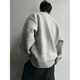 Du Xiaoxian light gray Henry collar sweater men's autumn and winter lazy style high-end sweater American retro loose jacket light gray No rival at the same price M Recommend 80-100Jin Jin equals 0.5 kg