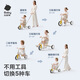 Babycare children's tricycle baby walking artifact balance bicycle multi-functional sliding trolley shimmering titanium