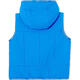 Burberry (BURBERRY) vest solid color logo strap hooded cotton vest blue children's model blue one size 10Y