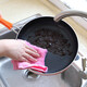 Donau Dream oil removal dish towel wood fiber dishcloth removes oil stains and is not easy to stain oil rag thickened sponge scouring pad oil removal 1 pack random color