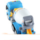 Mixer truck large Linda music sound and light cement pump truck tank truck engineering vehicle model children's boy toy car music climbing car (with battery + minifigure)