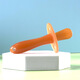 Jingqiao Baby Teether Teething Stick Oral Desire Period 0-3-6 Months and Over Bite Silicone Toy Baby Anti-eating Hand Artifact Brown Teether Teething Stick