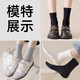 
Ni light white socks for women pure cotton spring and autumn medium tube full cotton odorproof new popular style student military training boneless stockings
