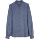 MOFAN Mofan 24 Autumn Women's Shirt MJX473049 Denim Blue L