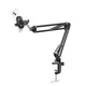 Jianyue, dedicated for live broadcast with desktop three-section cantilever bracket for mobile phone radiator, semiconductor fan cooling, back clip overhead shooting stand, three-section extended cantilever (heat dissipation and cooling mobile phone bracket)