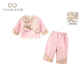 Fanlie VOONLIE Girls Suit Autumn Clothes Children's Chinese Style Festive Sweet Baby One-Year-Old Dress Catch Week New Year's Eve Clothes