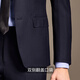 Antonio high-count worsted wool & two-piece suit, simple and light luxury men's high-end business suit formal dress